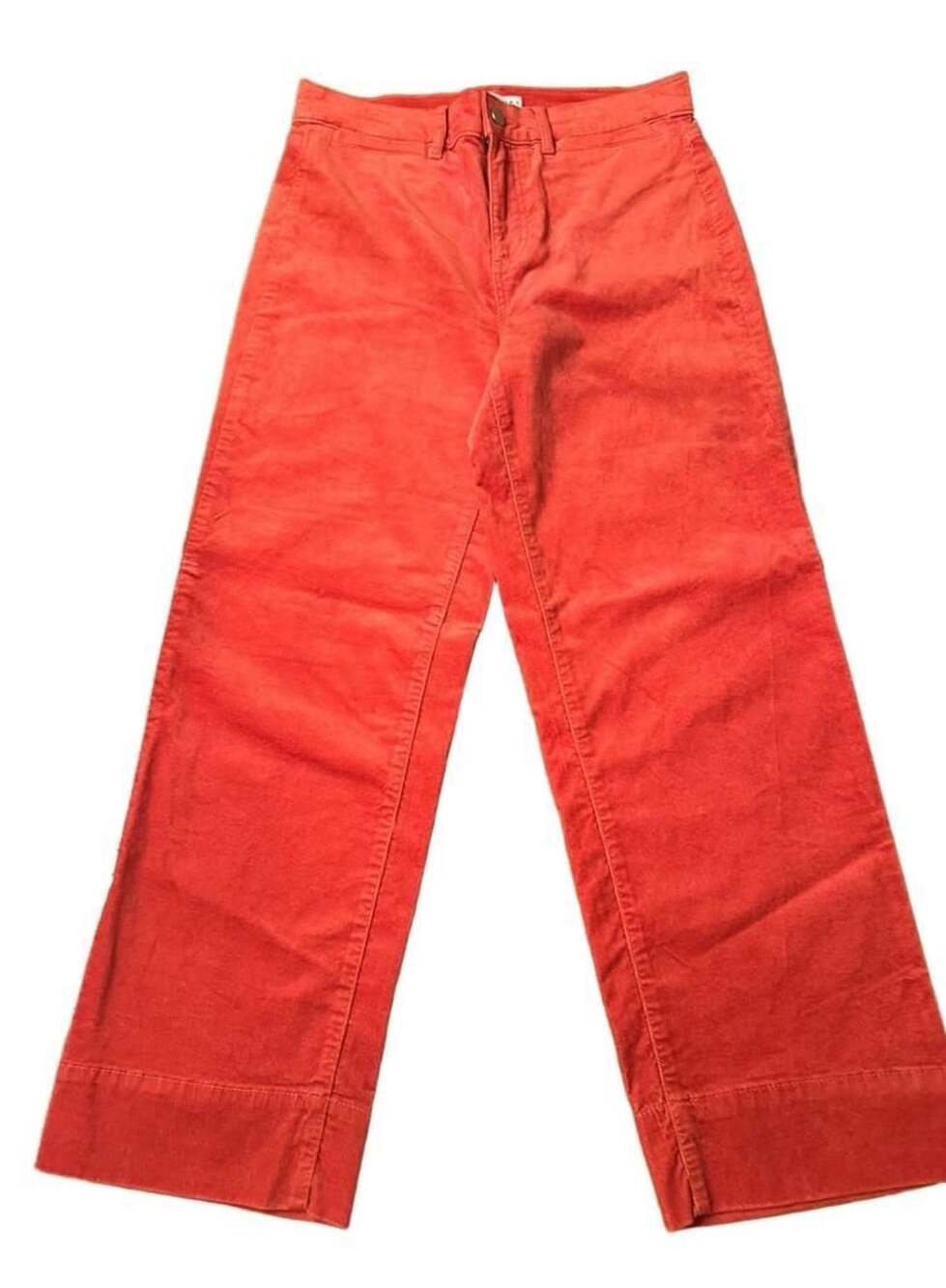 Loft Red/orange Corduroy Pants Size 29 8 h1418